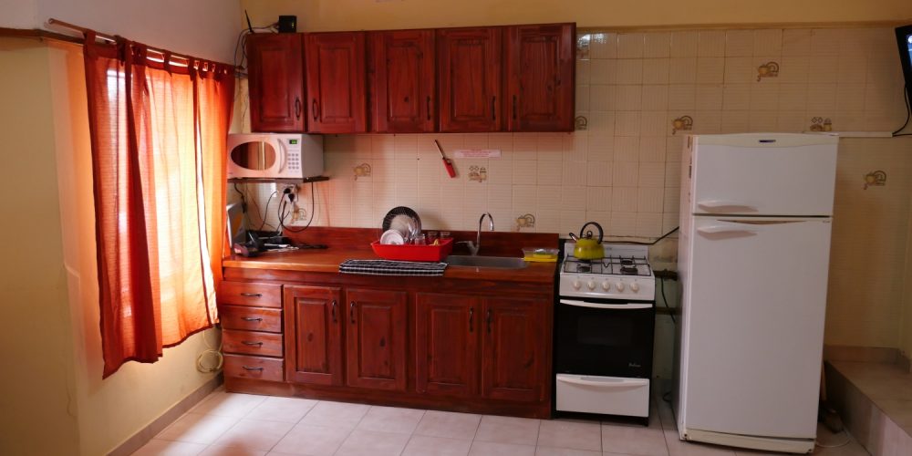 Espacio común con horno y microondas